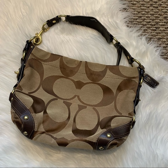 Coach Handbags - Coach Brown Purse Handbag Shoulder bag 90s 2000s